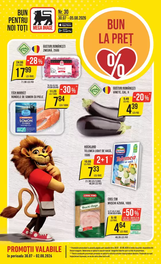 Catalog MEGA IMAGE Oradea | Oferte de top și reduceri | 2026-07-30T00:00:00.000Z - 2026-08-05T00:00:00.000Z