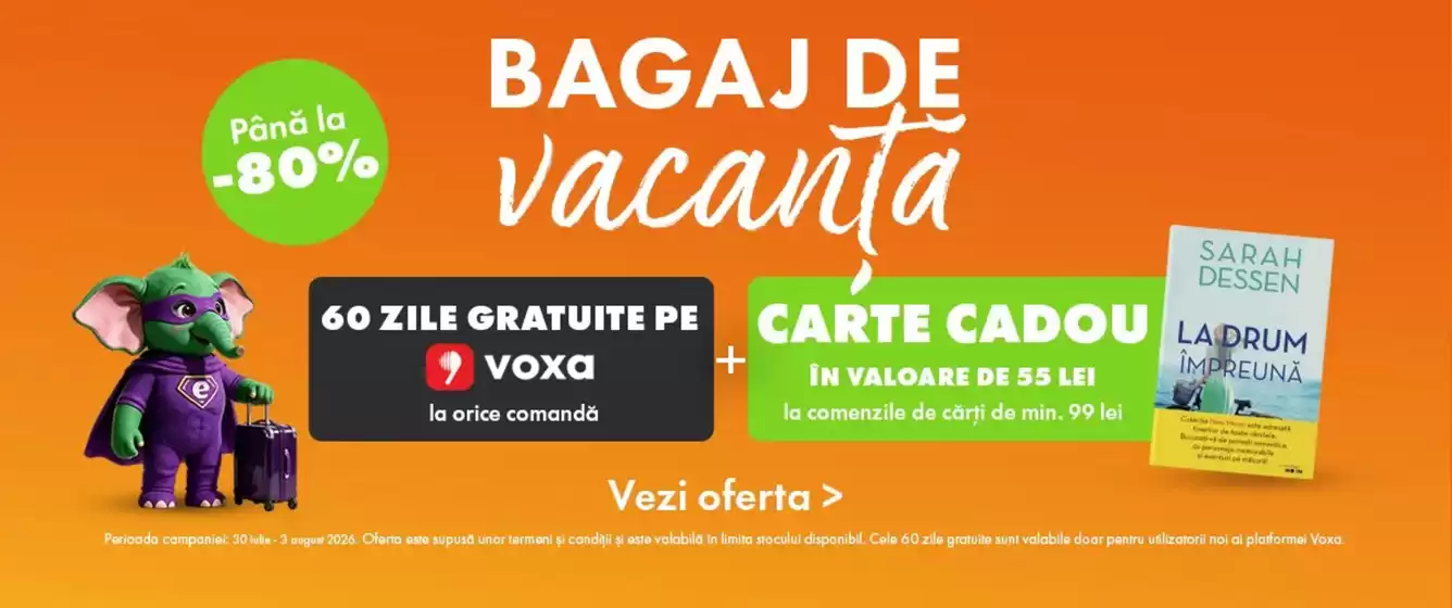 Catalog Elefant | BAGAJ DE Vacanta Până la -80% | 2026-07-30T00:00:00.000Z - 2026-08-03T00:00:00.000Z