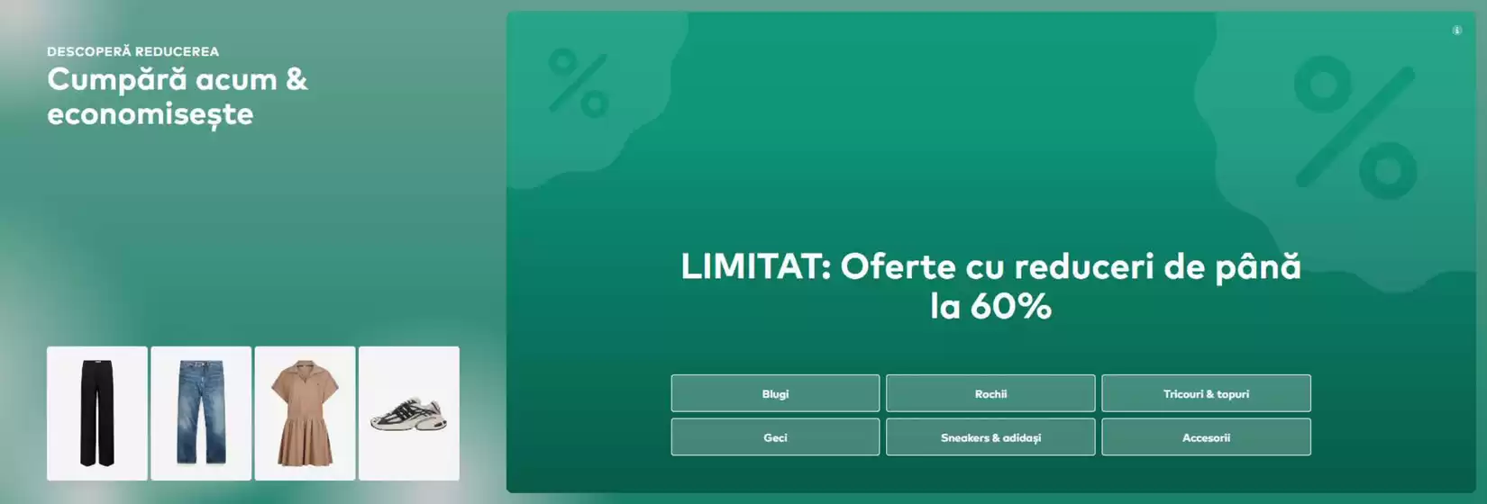 Catalog About You | LIMITAT Oferte cu reduceri de până la 60%  | 2026-07-31T00:00:00.000Z - 2026-08-02T00:00:00.000Z