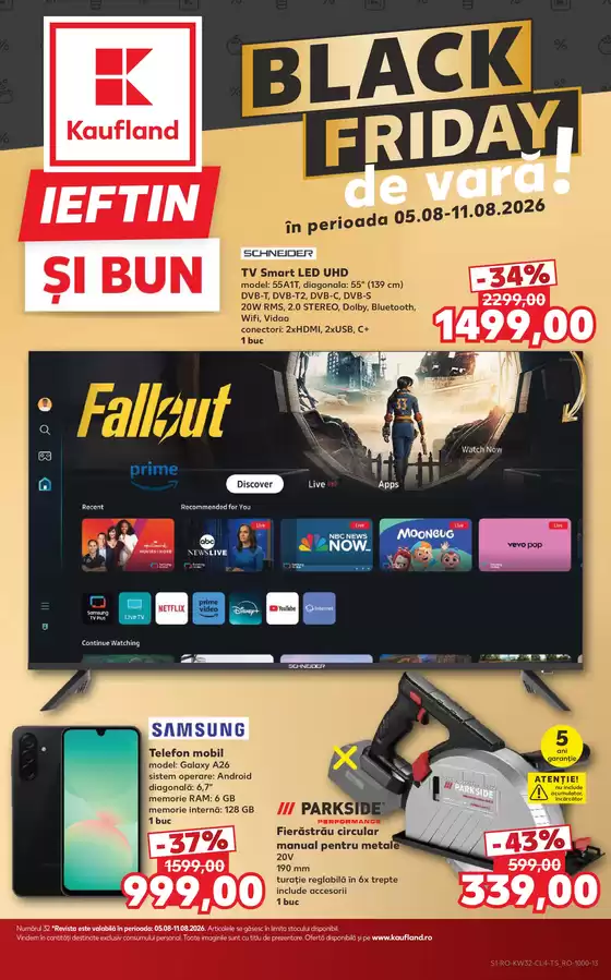 Catalog Kaufland | Cele mai bune chilipiruri ale noastre | 2026-08-05T00:00:00.000Z - 2026-08-11T00:00:00.000Z