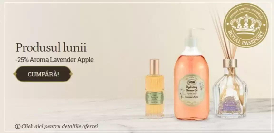 Catalog SABON | Produsul lunii | 2026-08-03T00:00:00.000Z - 2026-08-17T00:00:00.000Z