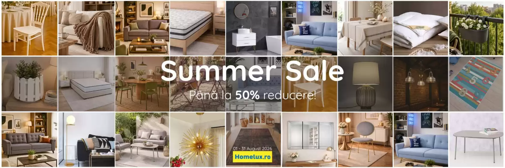 Catalog Homelux | Summer Sale | 2026-08-03T00:00:00.000Z - 2026-08-31T00:00:00.000Z