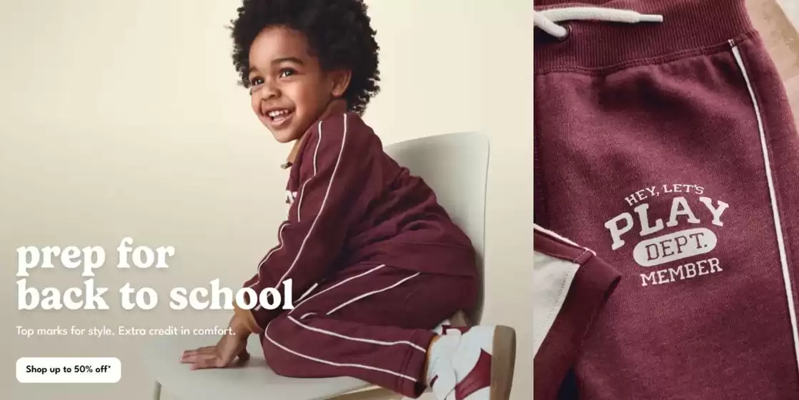 Catalog Carter's | Prep for back to school | 2026-08-04T00:00:00.000Z - 2026-08-17T00:00:00.000Z
