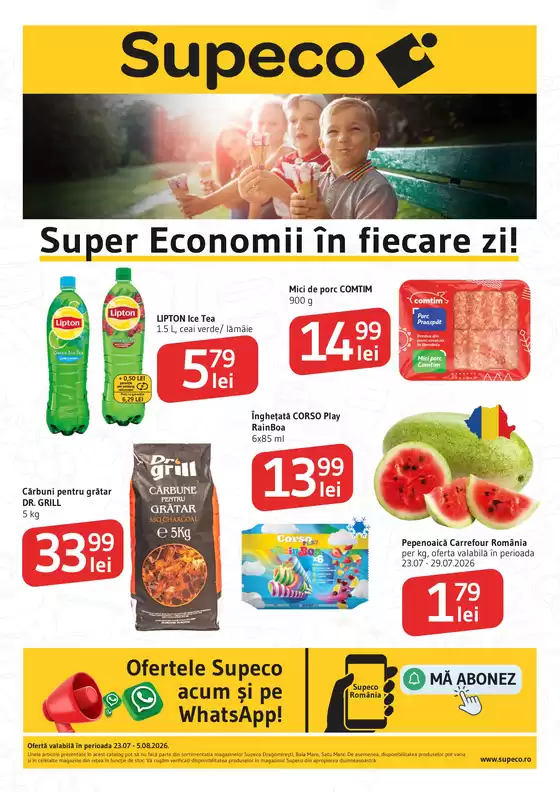 Catalog Supeco | Oferte pentru vânătorii de chilipiruri | 2026-07-23T00:00:00.000Z - 2026-08-05T00:00:00.000Z