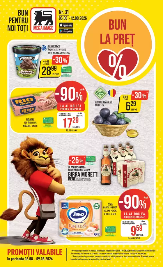 Catalog MEGA IMAGE | Oferte de top și reduceri | 2026-08-06T00:00:00.000Z - 2026-08-12T00:00:00.000Z