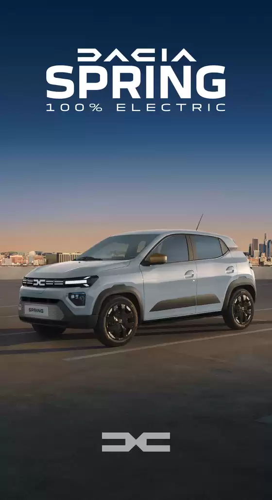 Catalog Dacia Baia Mare | Dacia Spring 100% electrică | 2026-08-12T00:00:00.000Z - 2027-01-31T00:00:00.000Z