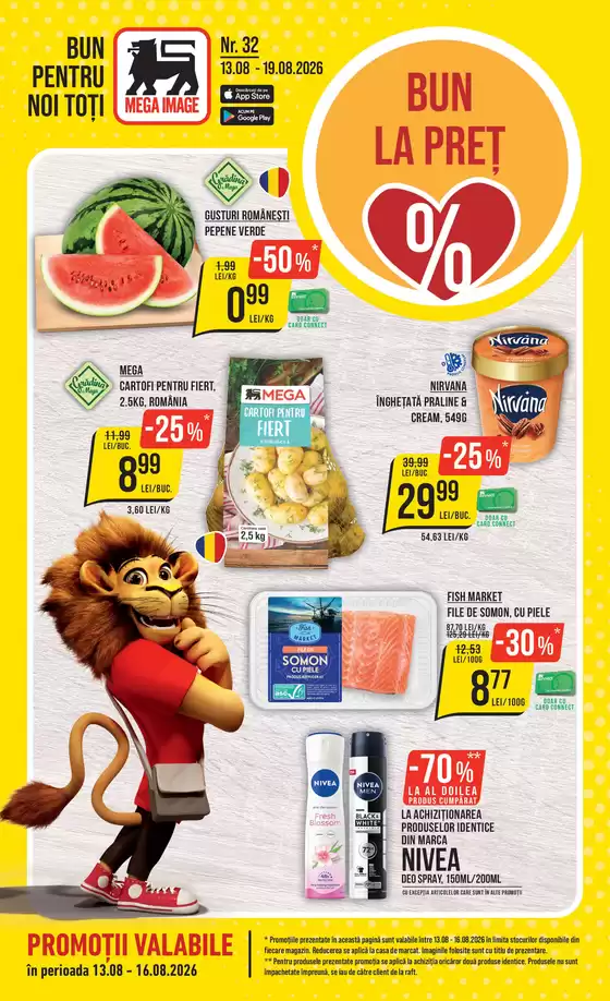 Catalog MEGA IMAGE | Oferte de top și reduceri | 2026-08-13T00:00:00.000Z - 2026-08-19T00:00:00.000Z