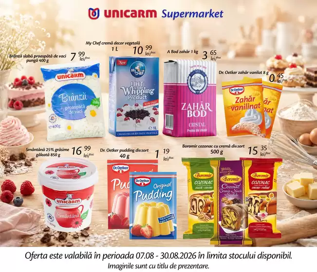Catalog Unicarm Isaccea | Dulce răsfăț la prețuri speciale! | 2026-08-17T00:00:00.000Z - 2026-08-30T00:00:00.000Z