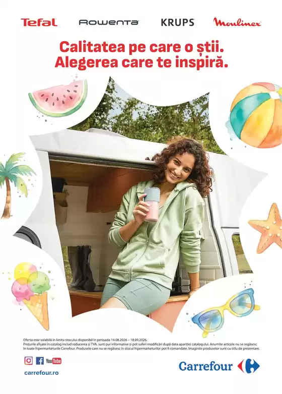 Catalog Carrefour | Ofertă grozavă pentru vânătorii de chilipiruri | 2026-08-14T00:00:00.000Z - 2026-09-18T00:00:00.000Z