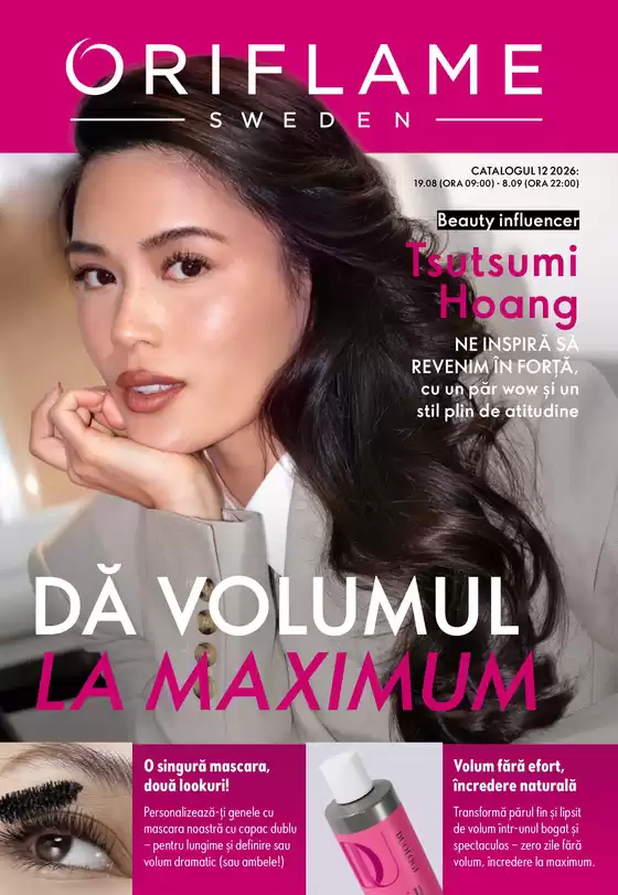 Catalog Oriflame | Catalog Oriflame până în data de 08.09.2026 | 2026-08-19T00:00:00.000Z - 2026-09-08T00:00:00.000Z