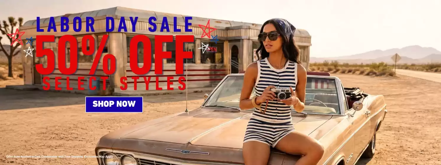 Catalog Forever 21 | LABOR DAY SALE 50% OFF SELECT STYLES | 2026-08-27T00:00:00.000Z - 2026-09-09T00:00:00.000Z