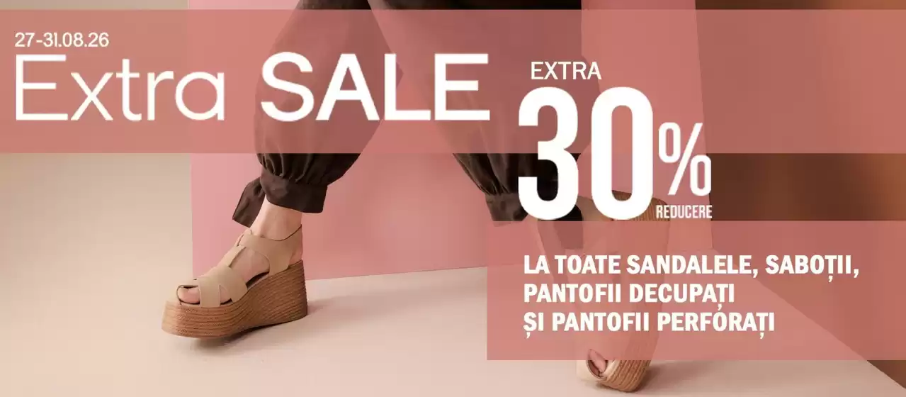 Catalog Benvenuti | Extra Sale 30% Reducere | 2026-08-28T00:00:00.000Z - 2026-08-31T00:00:00.000Z