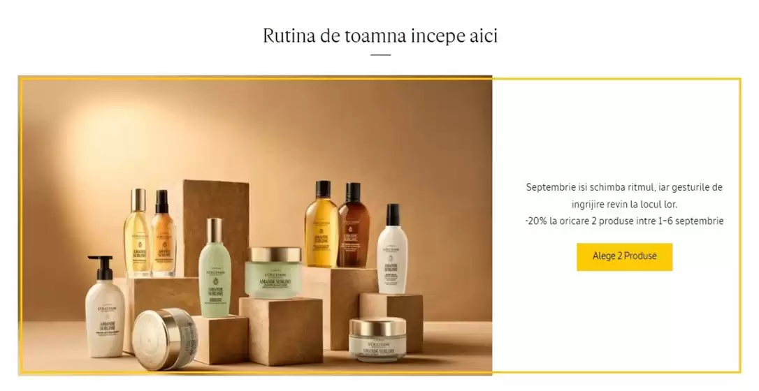 Catalog L'Occitane Ovidiu | Rutina de toamna incepe aici | 2026-09-01T00:00:00.000Z - 2026-09-06T00:00:00.000Z