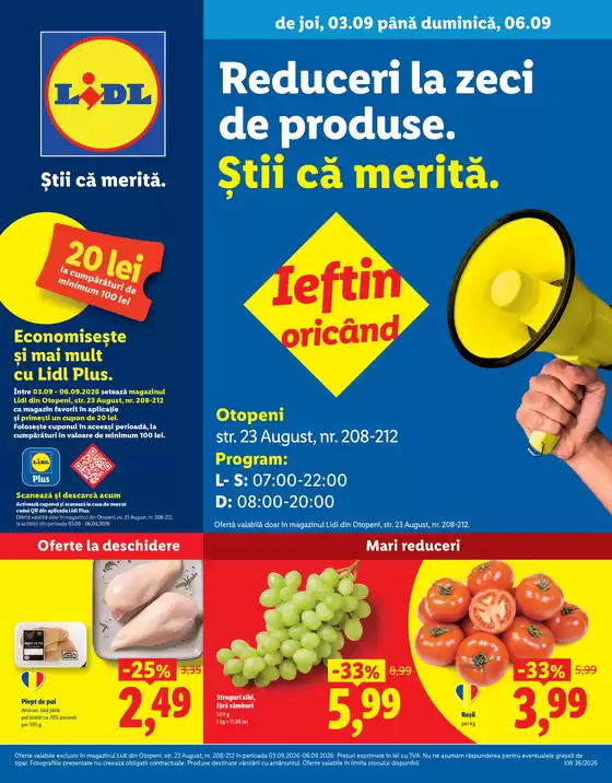 Catalog Lidl Rădăuți | de joi 03.09 până duminică 06.09 | 2026-09-03T00:00:00.000Z - 2026-09-06T00:00:00.000Z