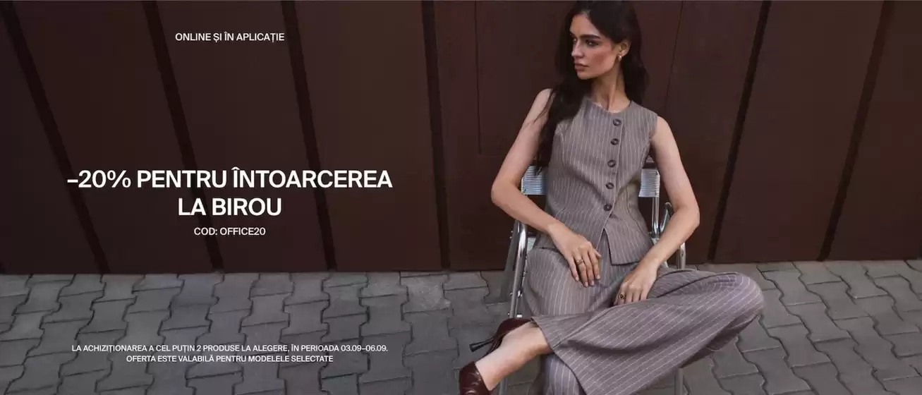 Catalog Mohito Brașov | -20% PENTRU ÎNTOARCEREA LA BIROU | 2026-09-03T00:00:00.000Z - 2026-09-06T00:00:00.000Z