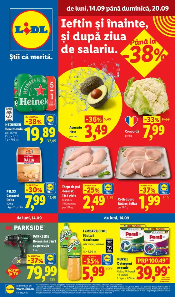 Catalog Lidl | de luni 14.09 până duminică 20.09 | 2026-09-14T00:00:00.000Z - 2026-09-20T00:00:00.000Z