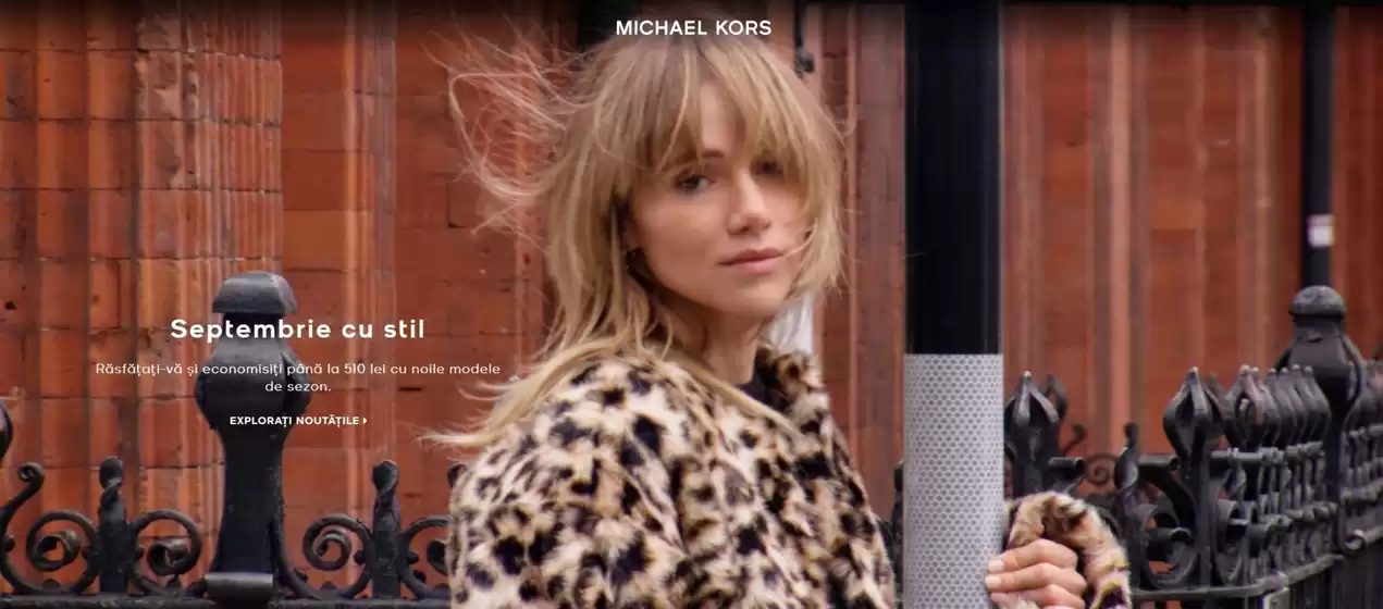 Catalog Michael Kors | Septembrie cu stil | 2026-09-14T00:00:00.000Z - 2026-09-27T00:00:00.000Z