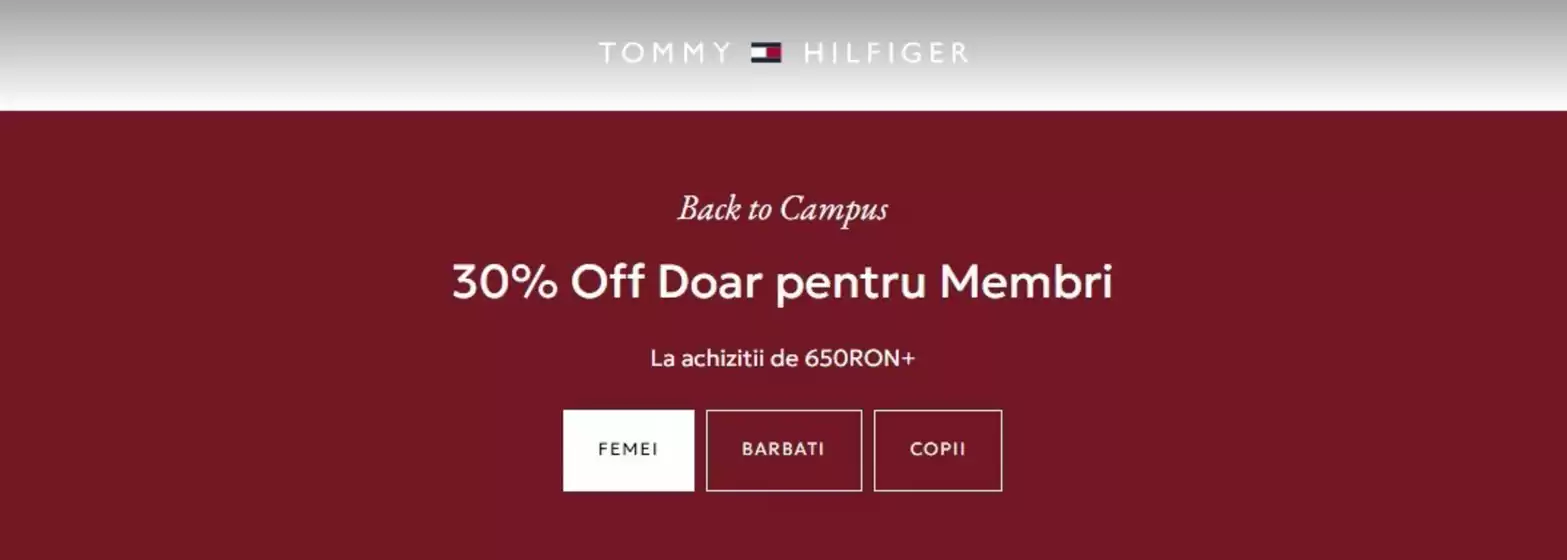 Catalog Tommy Hilfiger | Back to Campus | 2026-09-15T00:00:00.000Z - 2026-09-20T00:00:00.000Z