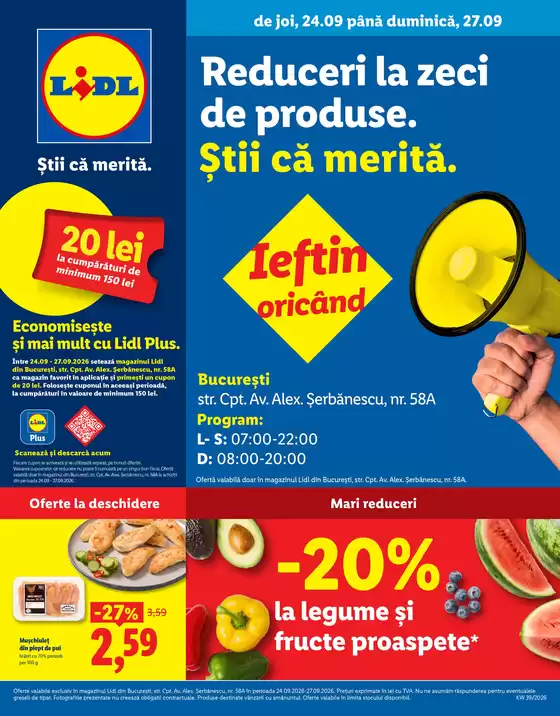 Catalog Lidl Năsăud | de joi 24.09 până duminică 27.09 | 2026-09-24T00:00:00.000Z - 2026-09-27T00:00:00.000Z