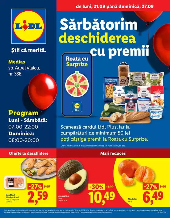 Catalog Lidl Galați | de luni 14.09 până duminică 20.09 | 2026-09-21T00:00:00.000Z - 2026-09-27T00:00:00.000Z