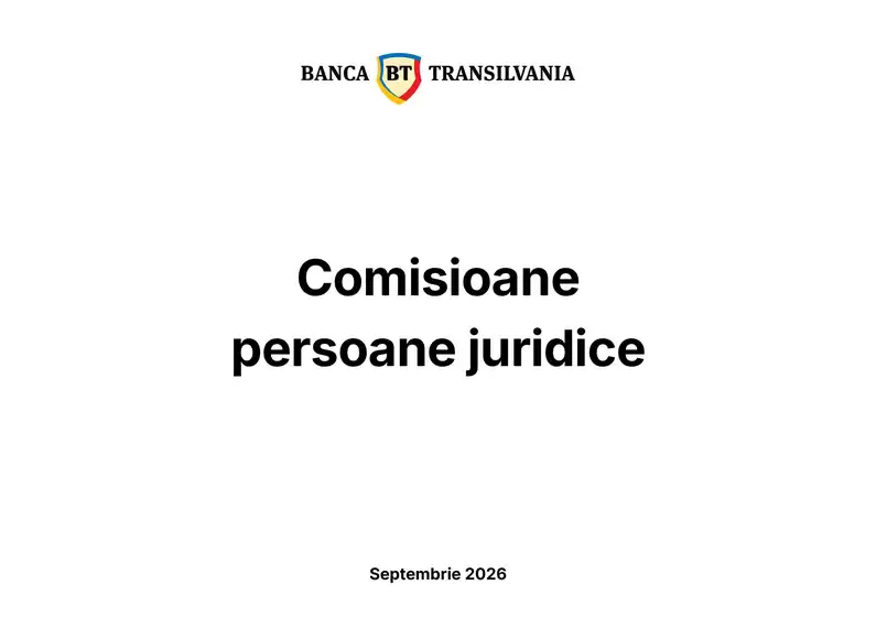 Catalog Banca Transilvania Pașcani | Comisioane persoane juridice | 2026-09-16T00:00:00.000Z - 2026-09-30T00:00:00.000Z