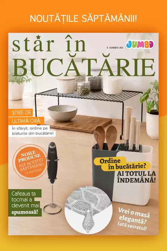 Catalog Jumbo Avrig | Star in bucatarie! | 2026-09-16T00:00:00.000Z - 2026-09-29T00:00:00.000Z