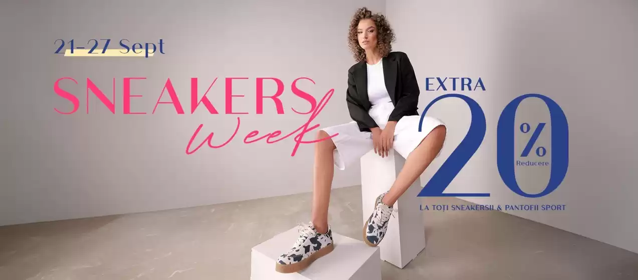 Catalog Benvenuti Costești | Sneakers Week EXTRA 20% reducere! | 2026-09-21T00:00:00.000Z - 2026-09-27T00:00:00.000Z