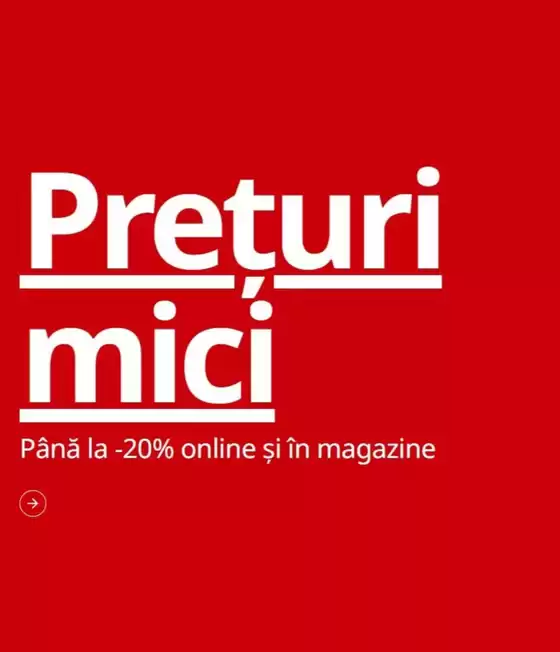 Catalog Ikea | Prețuri mici până la -20% | 2026-09-22T00:00:00.000Z - 2026-10-05T00:00:00.000Z