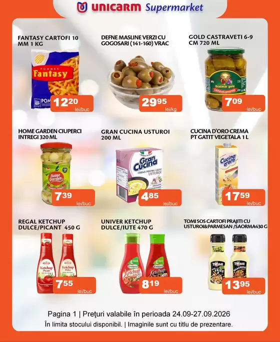 Catalog Unicarm | Promoție de weekend | 2026-09-24T00:00:00.000Z - 2026-09-27T00:00:00.000Z
