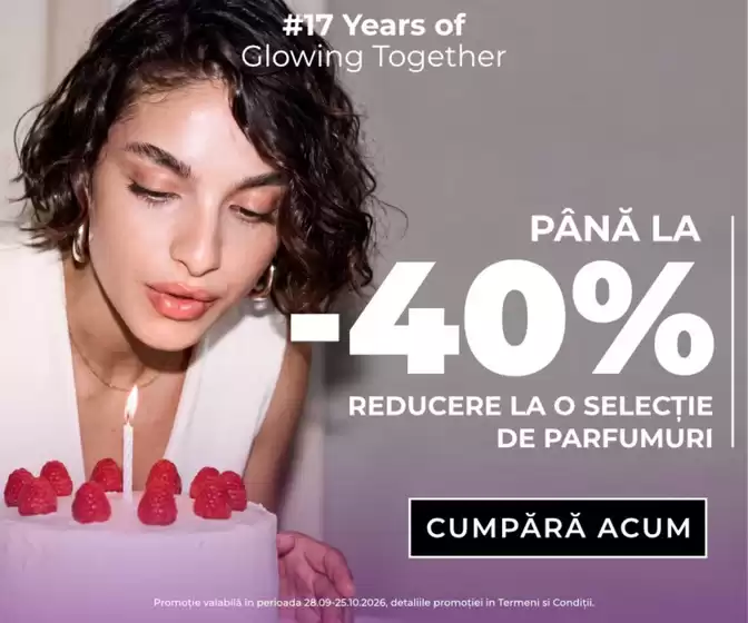 Catalog Marionnaud | PÂNĂ LA -40% REDUCERE LA O SELECȚIE DE PARFUMURI | 2026-09-28T00:00:00.000Z - 2026-10-25T00:00:00.000Z