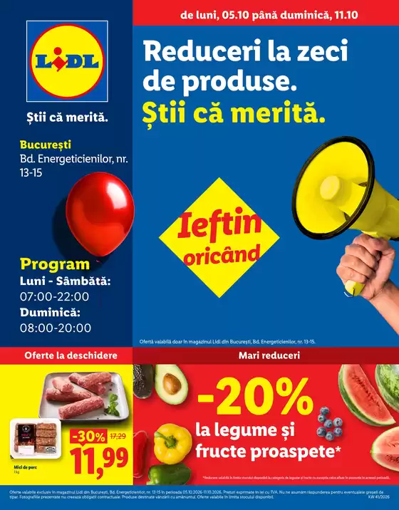 Catalog Lidl Covasna | de luni 05.10 până duminică 11.10 | 2026-10-05T00:00:00.000Z - 2026-10-11T00:00:00.000Z