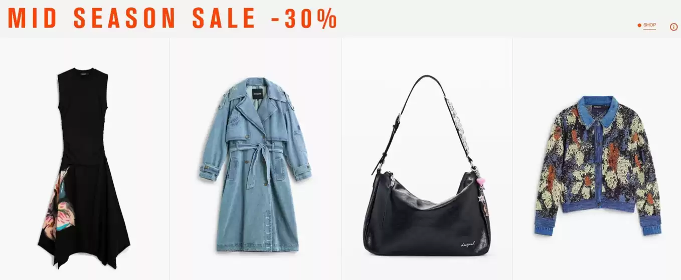 Catalog Desigual | MID SEASON SALE -30% | 2026-09-30T00:00:00.000Z - 2026-10-11T00:00:00.000Z
