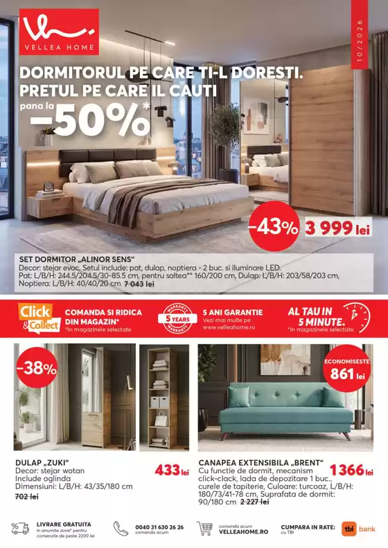 Catalog Mobila Videnov | Pliant OCTOMBRIE 2026 | 2026-10-01T00:00:00.000Z - 2026-10-31T00:00:00.000Z