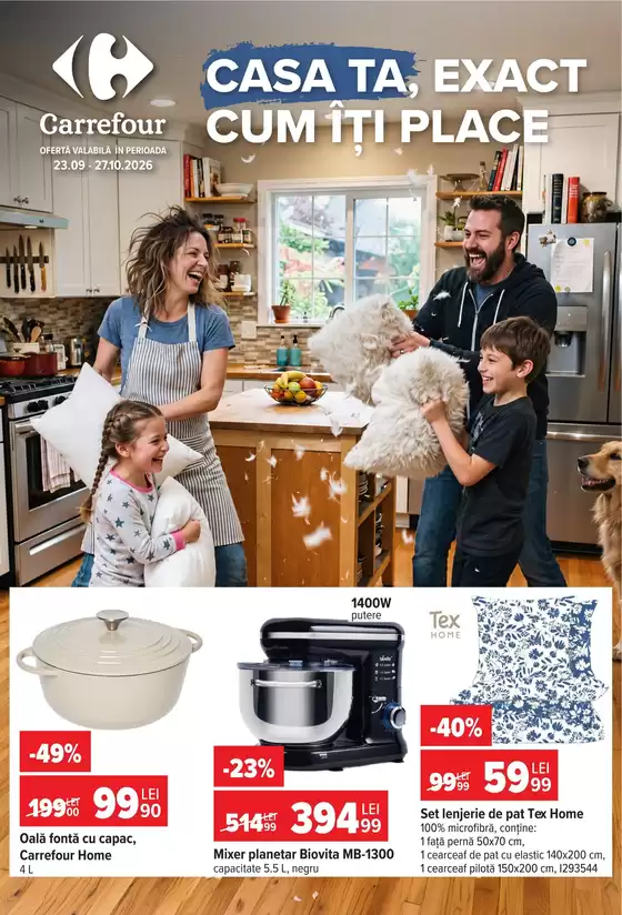 Catalog Carrefour | Ofertă grozavă pentru toți clienții | 2026-09-23T00:00:00.000Z - 2026-10-27T00:00:00.000Z