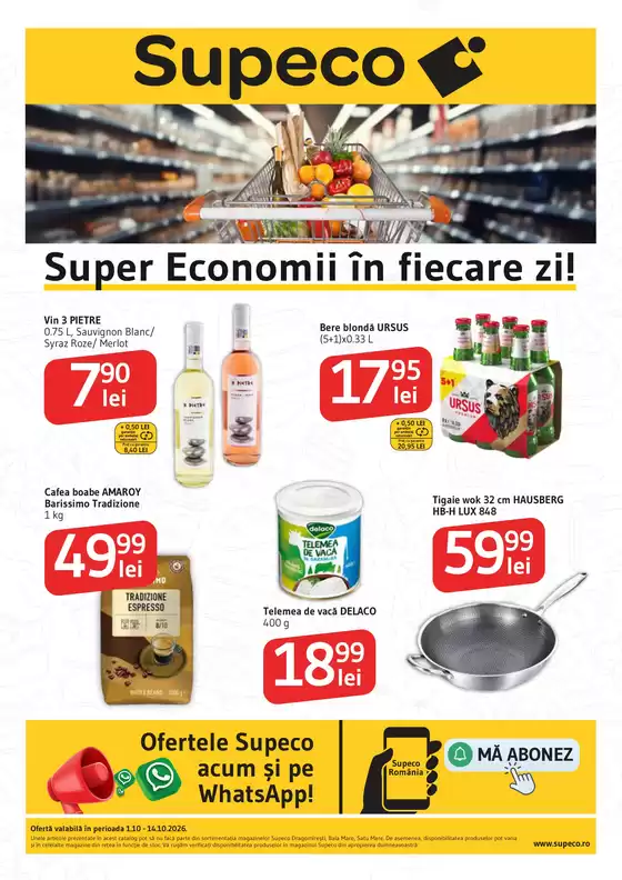 Catalog Supeco Iași | Super Economii în fiecare zi! | 2026-10-05T00:00:00.000Z - 2026-10-14T00:00:00.000Z