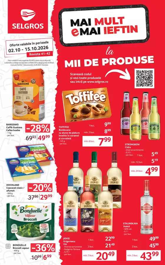Catalog Selgros Negru Vodă | MAGAZINE MICI | 2026-10-02T00:00:00.000Z - 2026-10-15T00:00:00.000Z