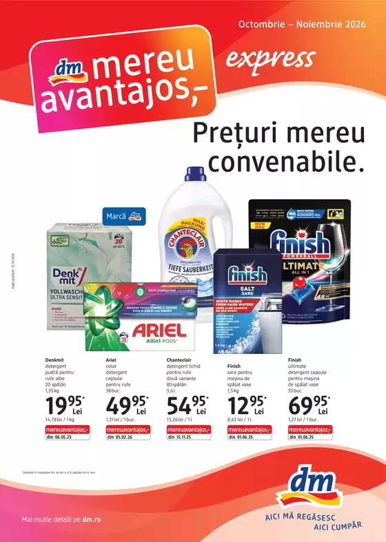 Catalog dm | Ziar dm până în data de 17.11 | 2026-10-15T00:00:00.000Z - 2026-11-17T00:00:00.000Z