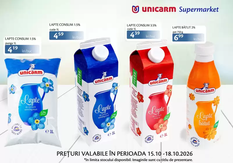 Catalog Unicarm Brașov | Oferta Weekendului Unicarm! | 2026-10-15T00:00:00.000Z - 2026-10-18T00:00:00.000Z