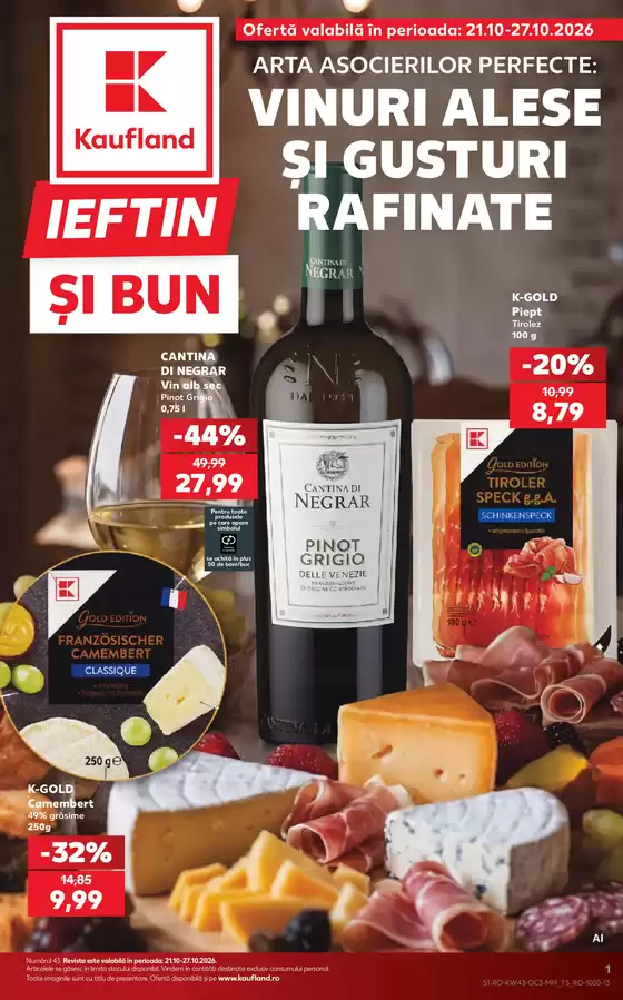 Catalog Kaufland | Catalog Kaufland până în data de 27.10.2026 | 2026-10-21T00:00:00.000Z - 2026-10-27T00:00:00.000Z