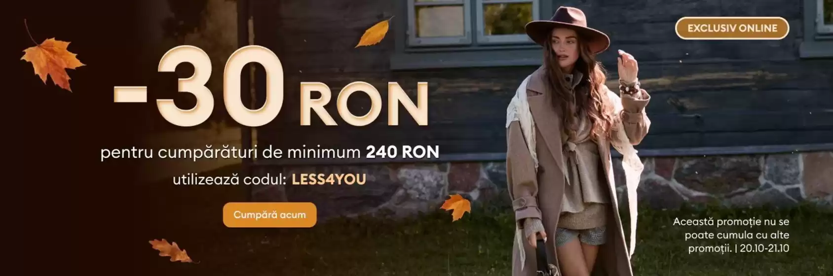 Catalog Sinsay | -30 Ron pentru cumpărături de minimum 240 Ron | 2026-10-20T00:00:00.000Z - 2026-10-21T00:00:00.000Z