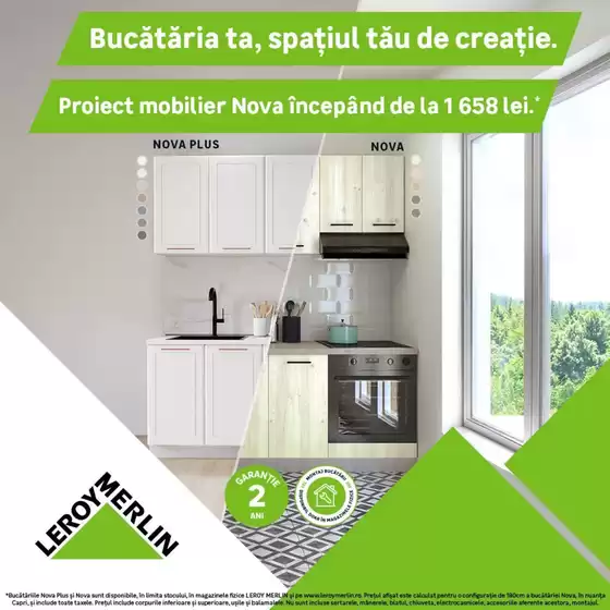Catalog Leroy Merlin | Bucătăria ta, spațiul tău de creaţie | 2026-10-20T00:00:00.000Z - 2026-11-02T00:00:00.000Z
