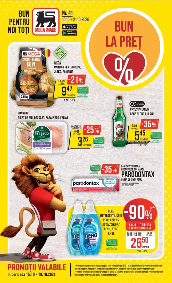 Catalog MEGA IMAGE | MEGA IMAGE - Revista nr 40 2026 | 2026-10-15T00:00:00.000Z - 2026-10-21T00:00:00.000Z