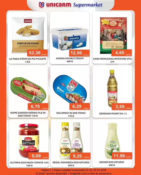 Catalog Unicarm Brașov | WEEKENDUL VINE CU OFERTE BUNE LA UNICARM! | 2026-10-22T00:00:00.000Z - 2026-10-25T00:00:00.000Z