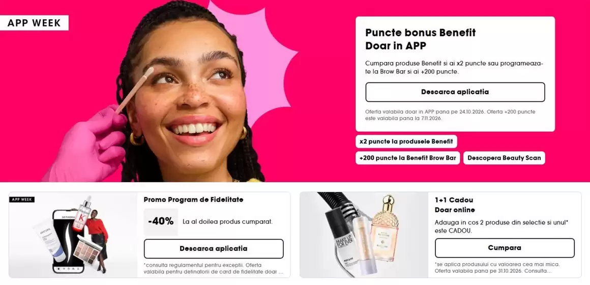 Catalog Sephora | Sephora promotie | 2026-10-23T00:00:00.000Z - 2026-10-31T00:00:00.000Z