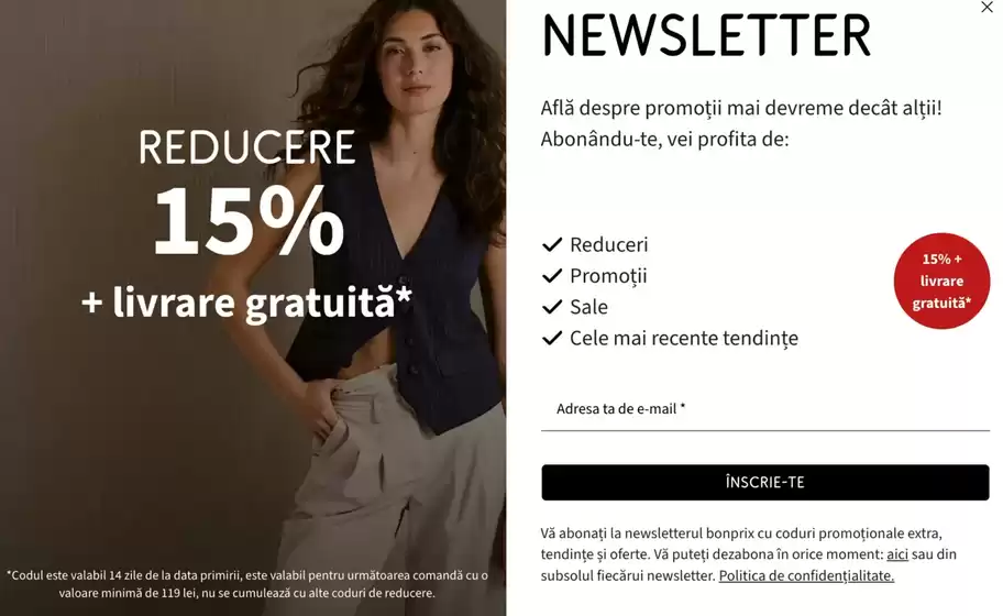 Catalog Bonprix | REDUCERE 15% | 2026-10-30T00:00:00.000Z - 2026-11-04T00:00:00.000Z