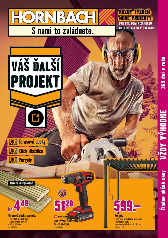 Katalóg HORNBACH v Brezno | Váš ďalší projekt - Terasa | 2026-03-12T00:00:00.000Z - 2026-03-26T00:00:00.000Z