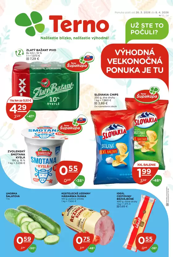 Katalóg TERNO v Stupava | Nové ponuky na objavenie | 2026-03-26T00:00:00.000Z - 2026-04-08T00:00:00.000Z