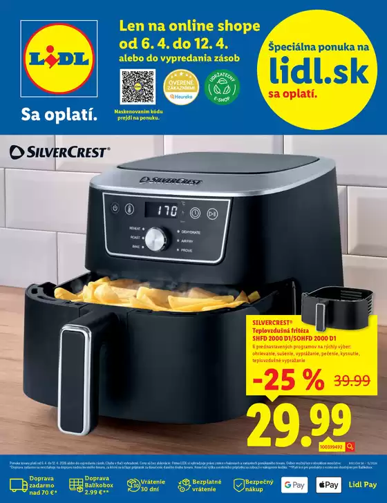 Katalóg Lidl | Platný od 06. 04. 2026 | 2026-04-03T00:00:00.000Z - 2026-04-12T00:00:00.000Z