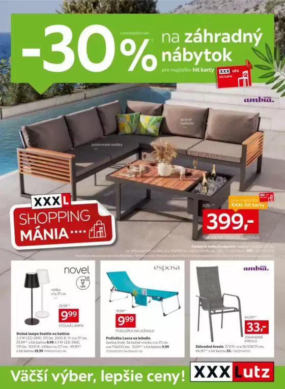 Katalóg XXXLutz v Košice | LSK04-6-a-zahrada | 2026-04-06T00:00:00.000Z - 2026-04-20T00:00:00.000Z