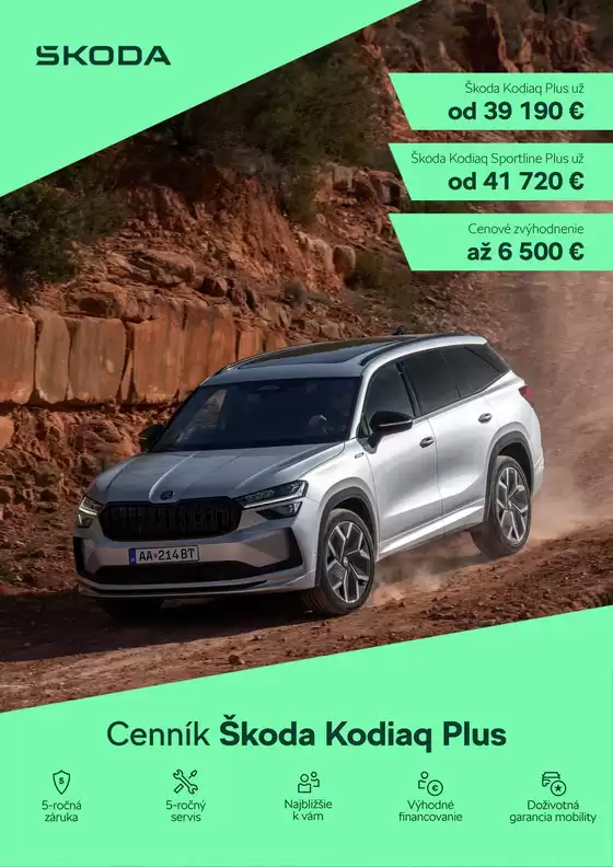 Katalóg Škoda | Skoda Kodiaq NG Plus cennik | 2026-04-11T00:00:00.000Z - 2026-04-25T00:00:00.000Z